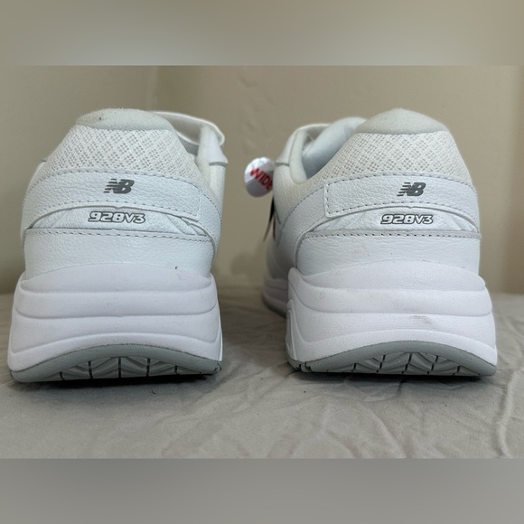 NWT New Balance 928v3 Men’s 8 / Women’s 9.5 Wide White Leather Velcro Walking - Picture 6 of 6